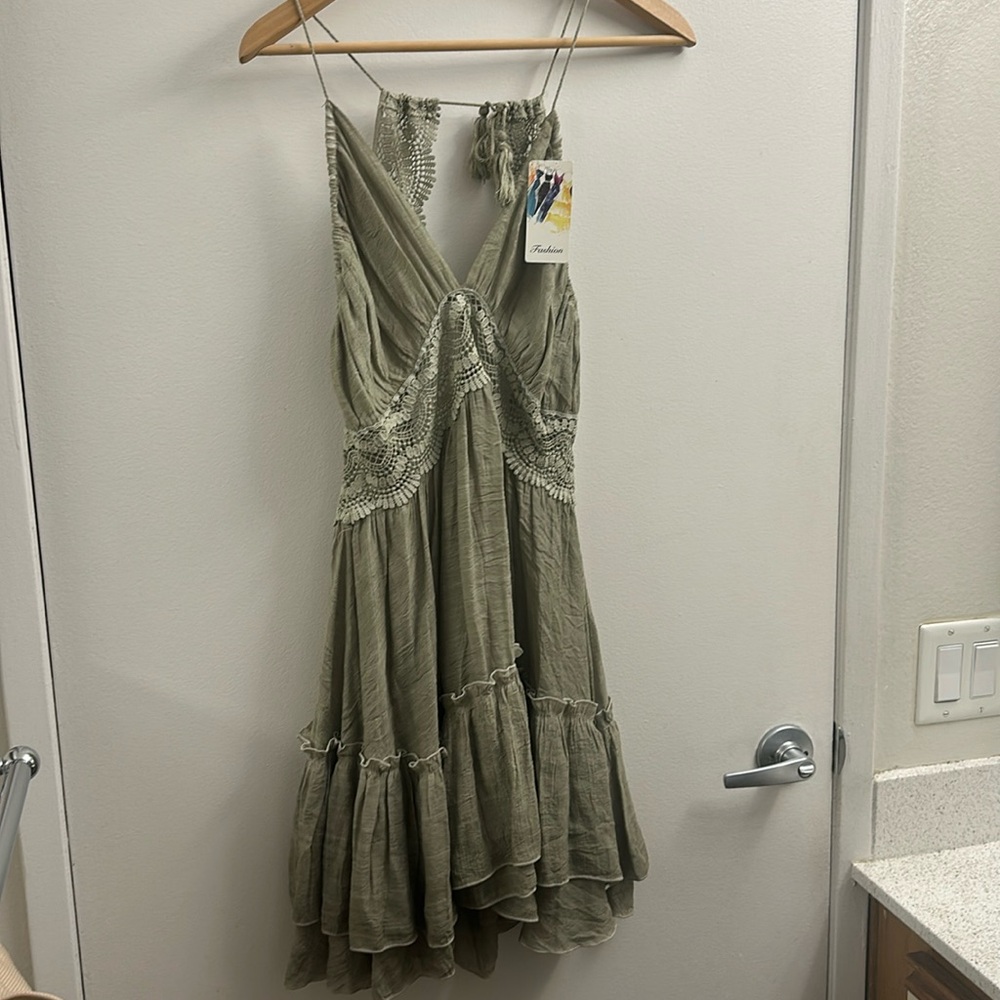 Boho mini dress